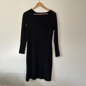BCBGMAXAZRIA Black Long Sleeve Dress